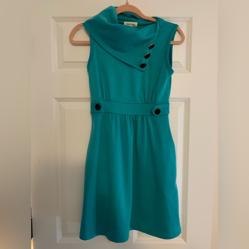 Teal mini dress from ModCloth, size medium.